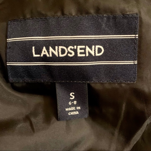 Lands’ End puffy plaid vest - Picture 7 of 7